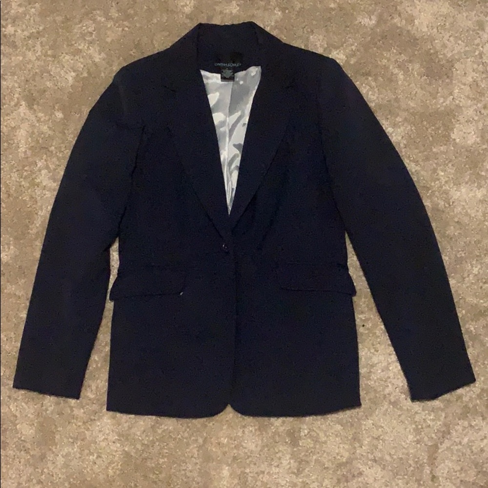 Classic navy blue blazer